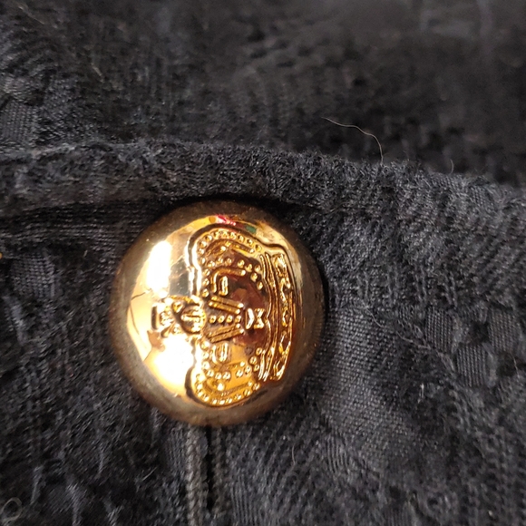 Juicy Couture y2k Vintage Textured Ruffled Bottom Suit Jacket S - Picture 3 of 14